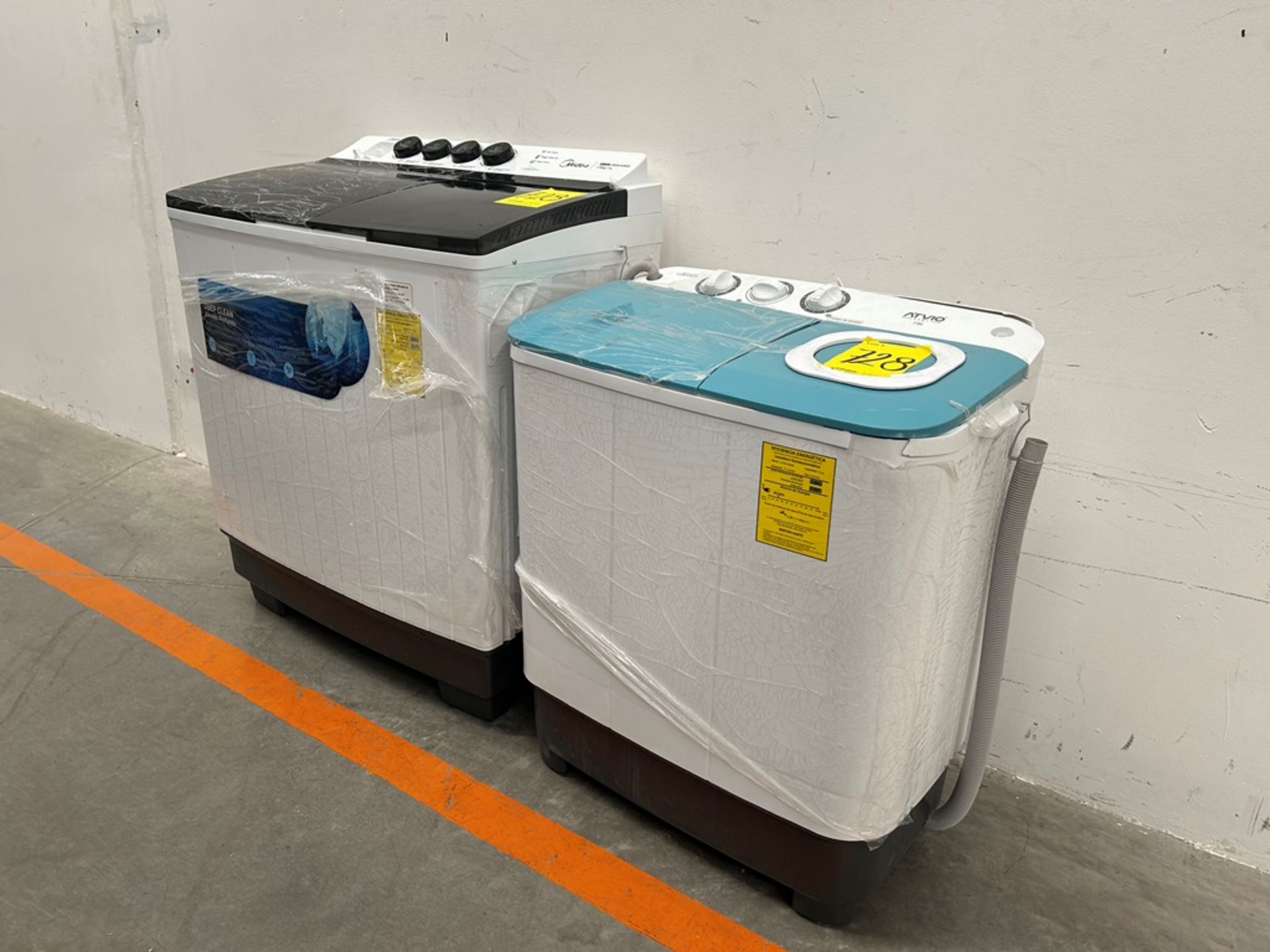 Lote de 2 lavadoras contiene: 1 Lavadora de 19 KG, Marca MIDEA, Modelo MT100W190WMX, Serie 500964, - Image 2 of 11