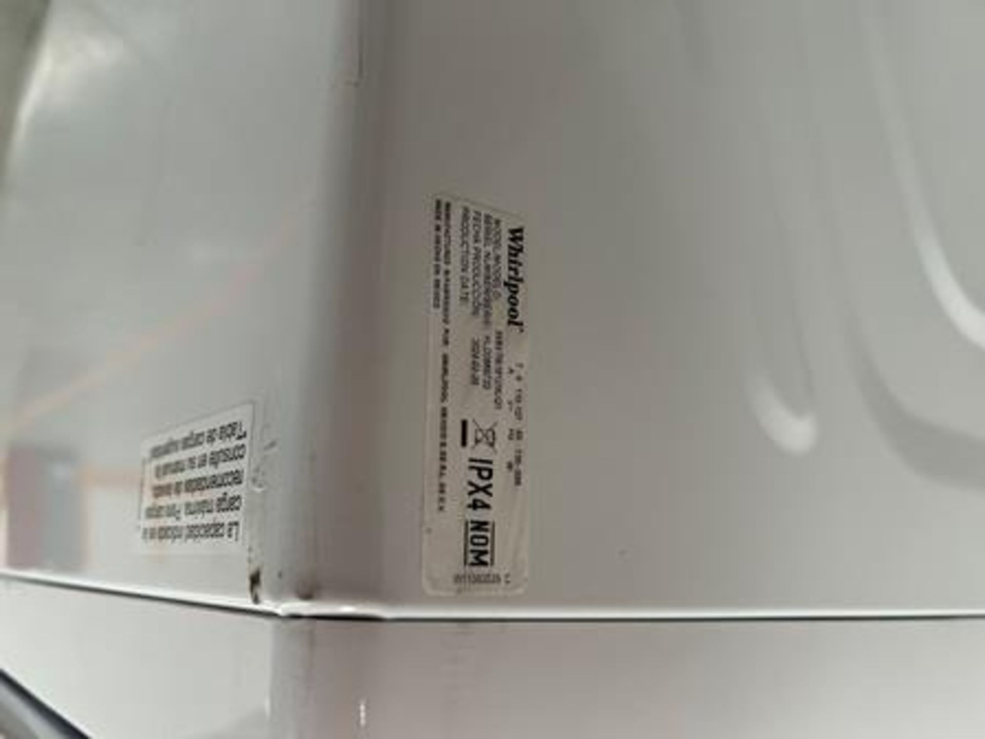 Lote de 2 lavadoras contiene: 1 Lavadora de 16 KG Marca WHIRPOOL, Modelo 8MWTW1612MJQ1, Serie 96973 - Image 6 of 11