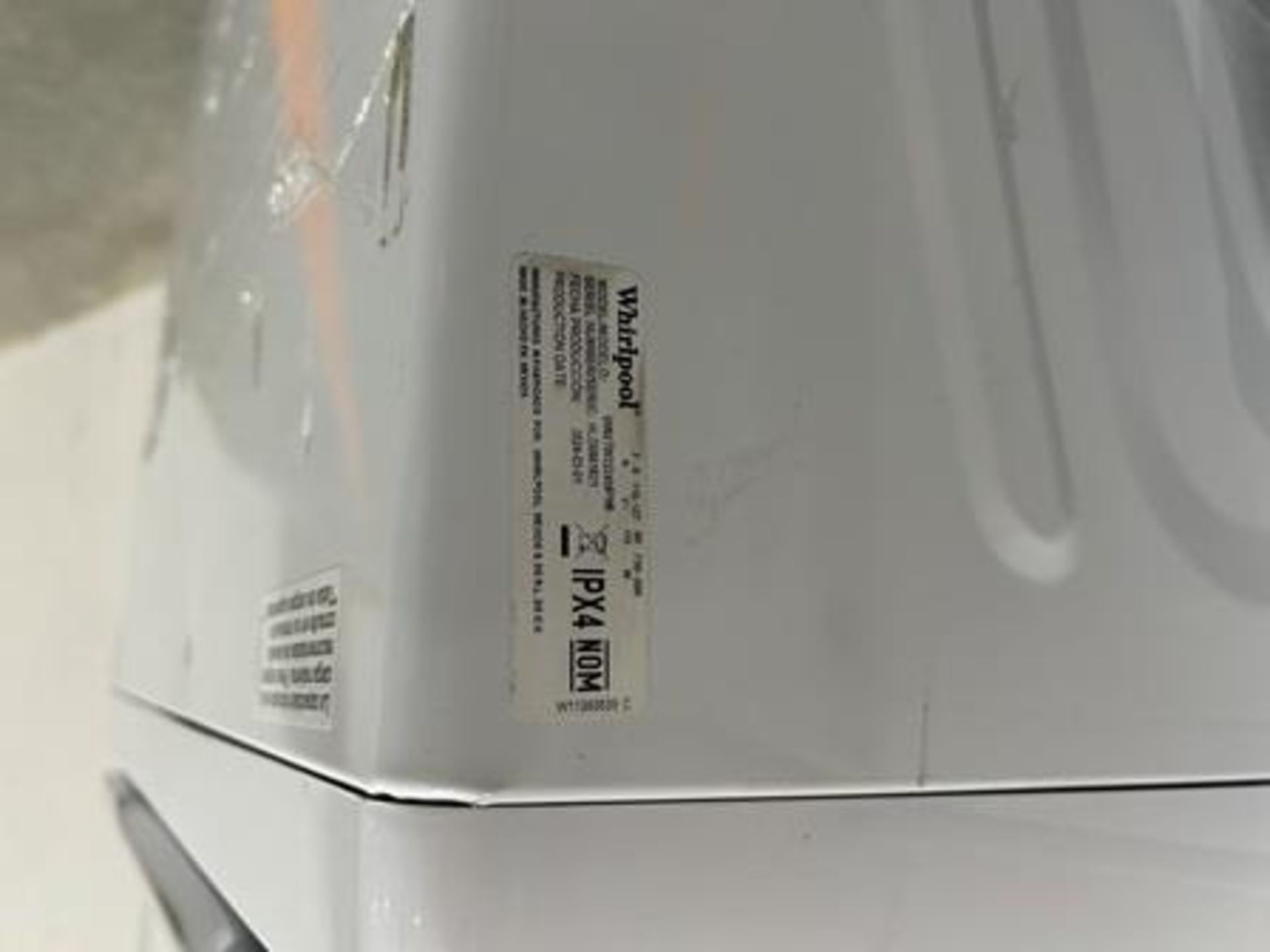 Lote de 2 lavadoras contiene: 1 Lavadora de 22 KG Marca WHIRPOOL, Modelo 8MWTW2224MPM0, Serie 67720 - Image 8 of 10