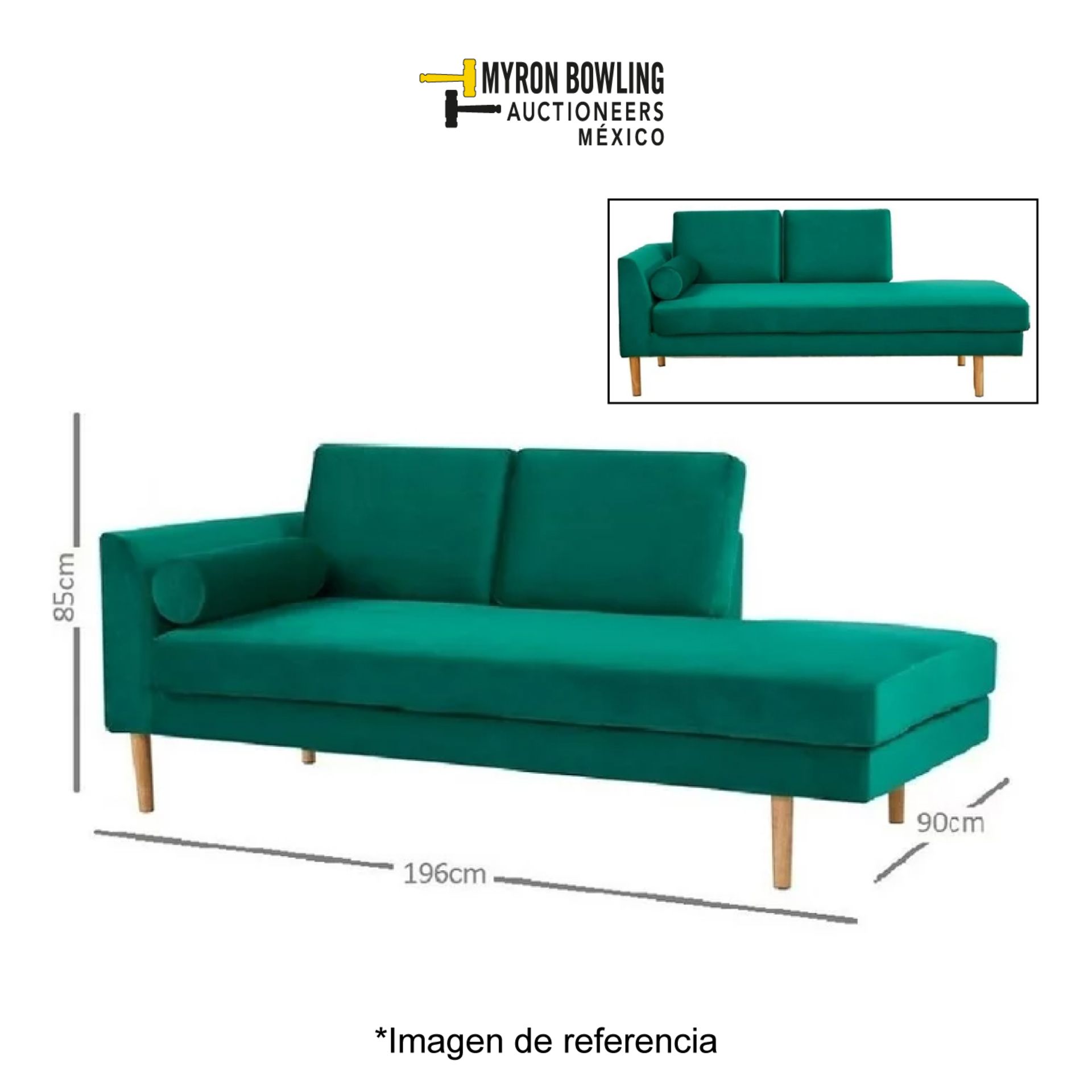 Lote de 2 artículos contiene: 1 diva reclinable verde; 1 sofá cama Marca HOMETRENDS (Equipo de devo