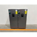 Lote de 2 refrigeradores contiene: 1 refrigerador Marca HISENSE, Modelo RR63D6WGX, Serie E20878, Co