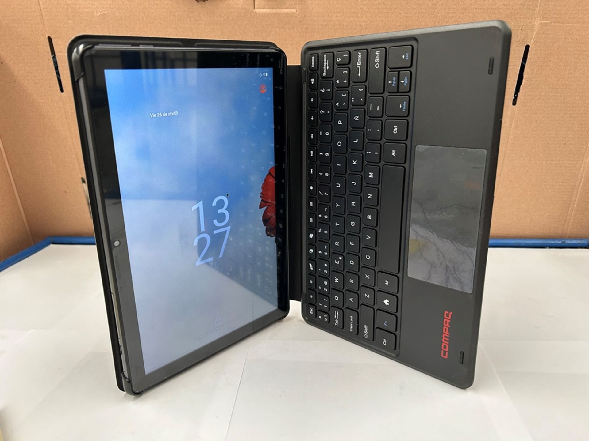 Tablet con teclado Marca COMPAQ, Modelo QTAB 10.1, 64 GB de almacenamiento, RAM de 4 GB (Equipo de - Image 5 of 8
