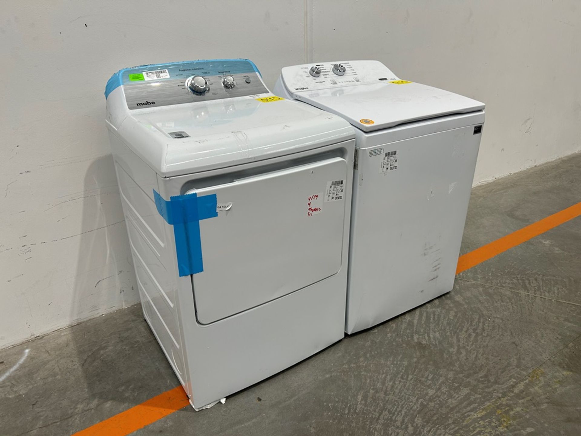 Lote de 1 lavadora y una Secadora contiene: 1 Lavadora de 16kg Marca WHIRLPOOL, Modelo 8MWTW1612MJQ1 - Image 2 of 10