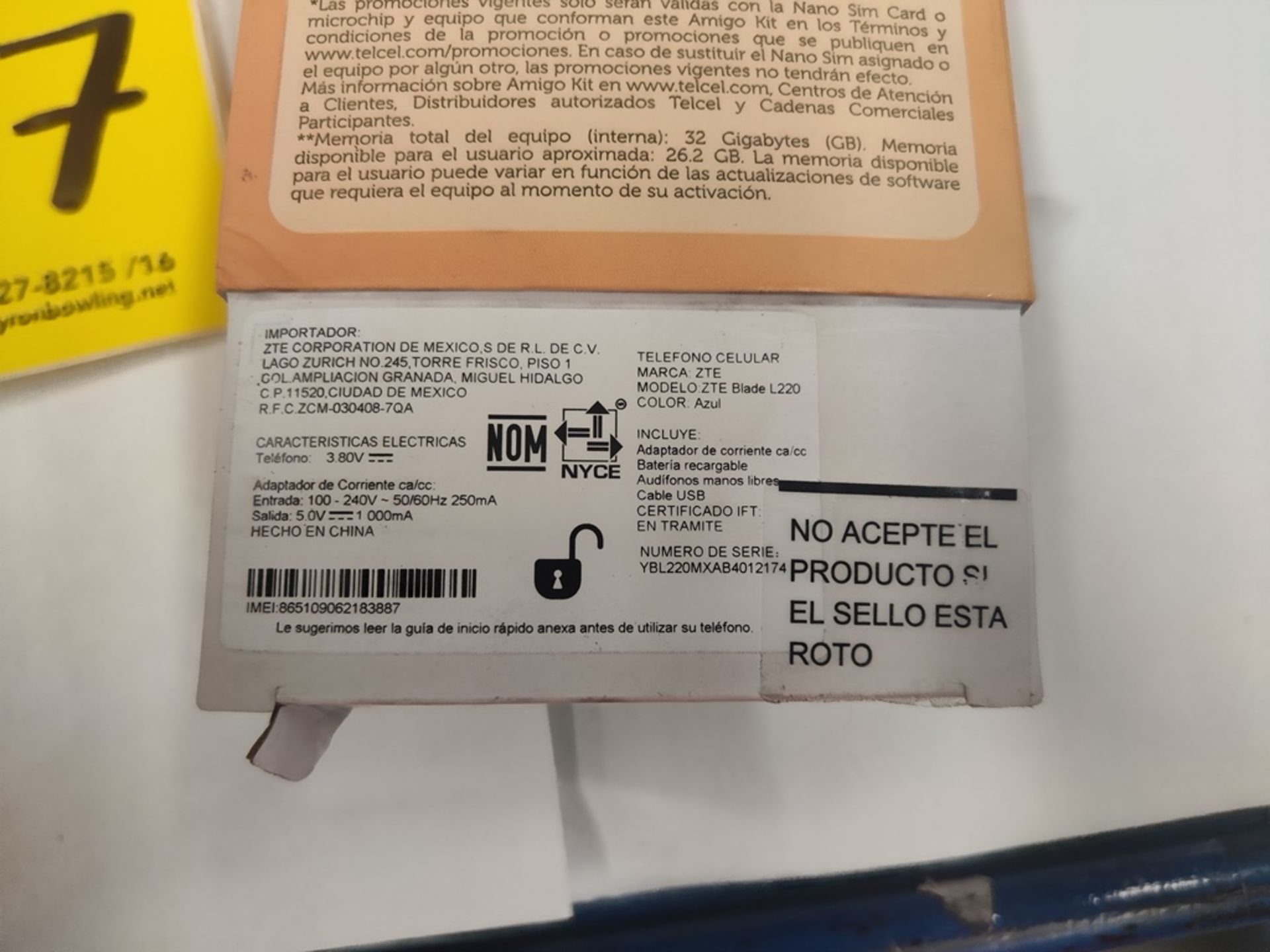 Lote de 2 celulares contiene: 1 celular Marca SAMSUNG, Modelo GALAXY A05, Serie R9WX100L0HZ, Con ca - Image 10 of 11