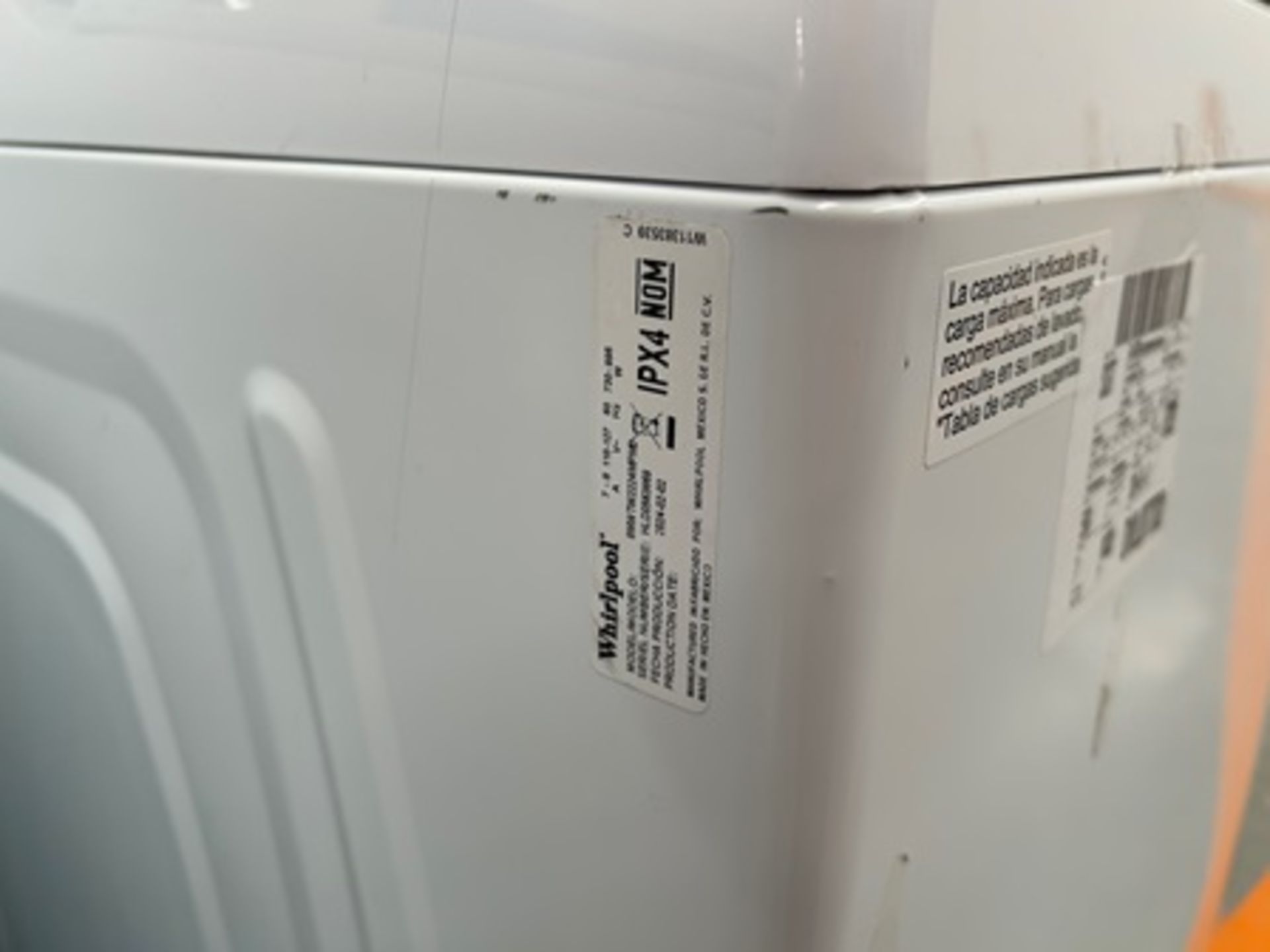 Lote de 2 lavadoras contiene: 1 Lavadora de 22 KG Marca WHIRPOOL, Modelo 8MWTW2224MPM0 - Image 8 of 10