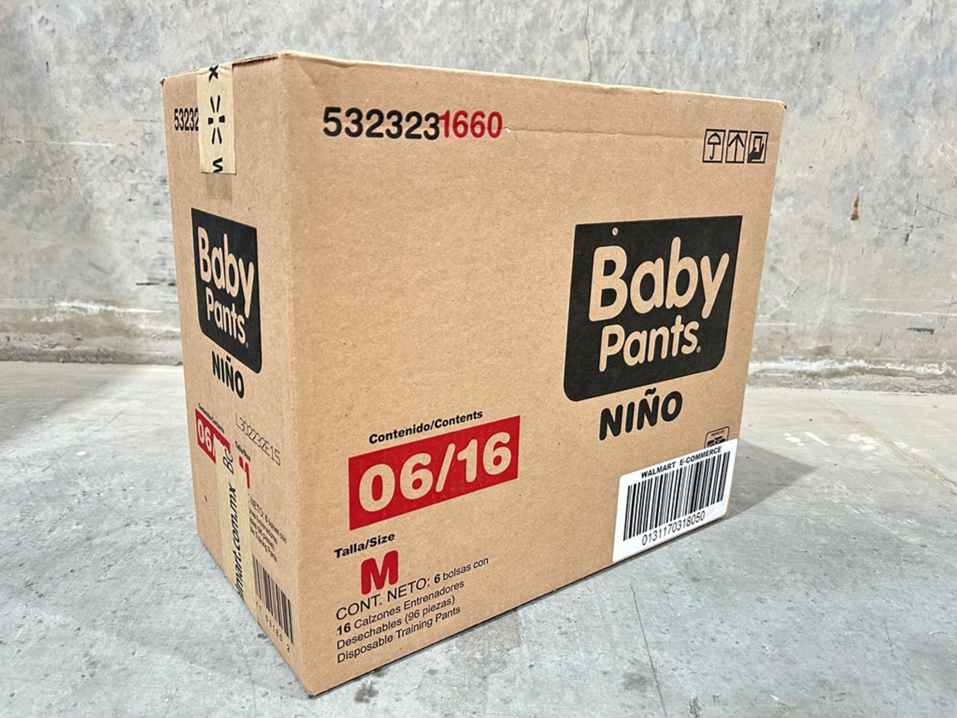 84 paquetes de Calzones entrenadores, Marca Baby pants para niño talla M (14 cajas/ 6 paquetes) - Image 2 of 10