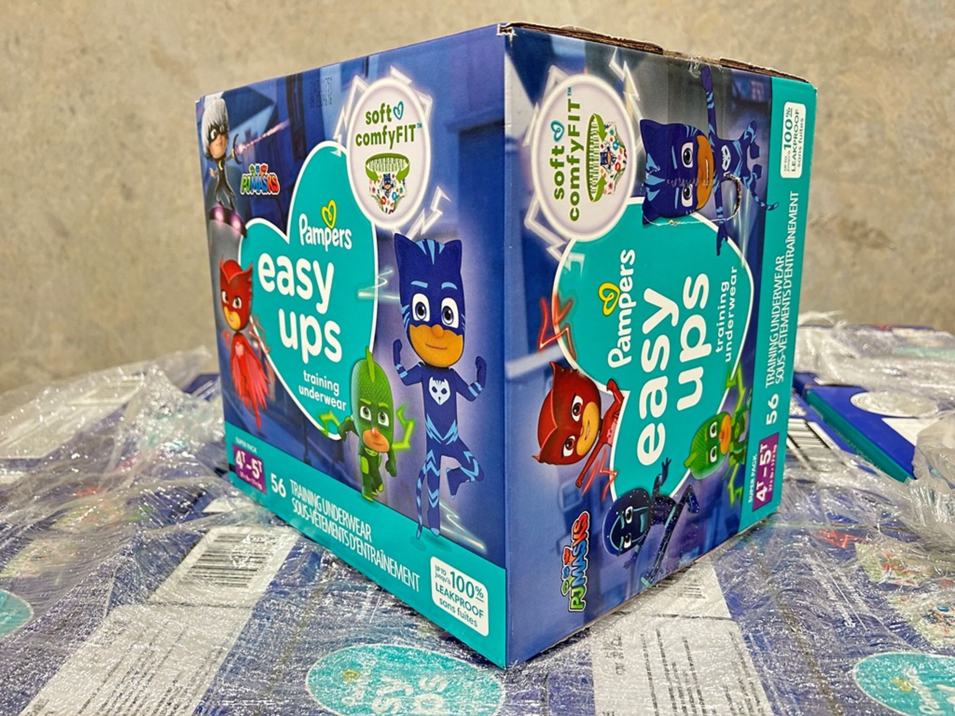 11 paquetes de pañales, PJ MASK, Marca Pampers para niño etapa 4 y 5 - Image 3 of 8