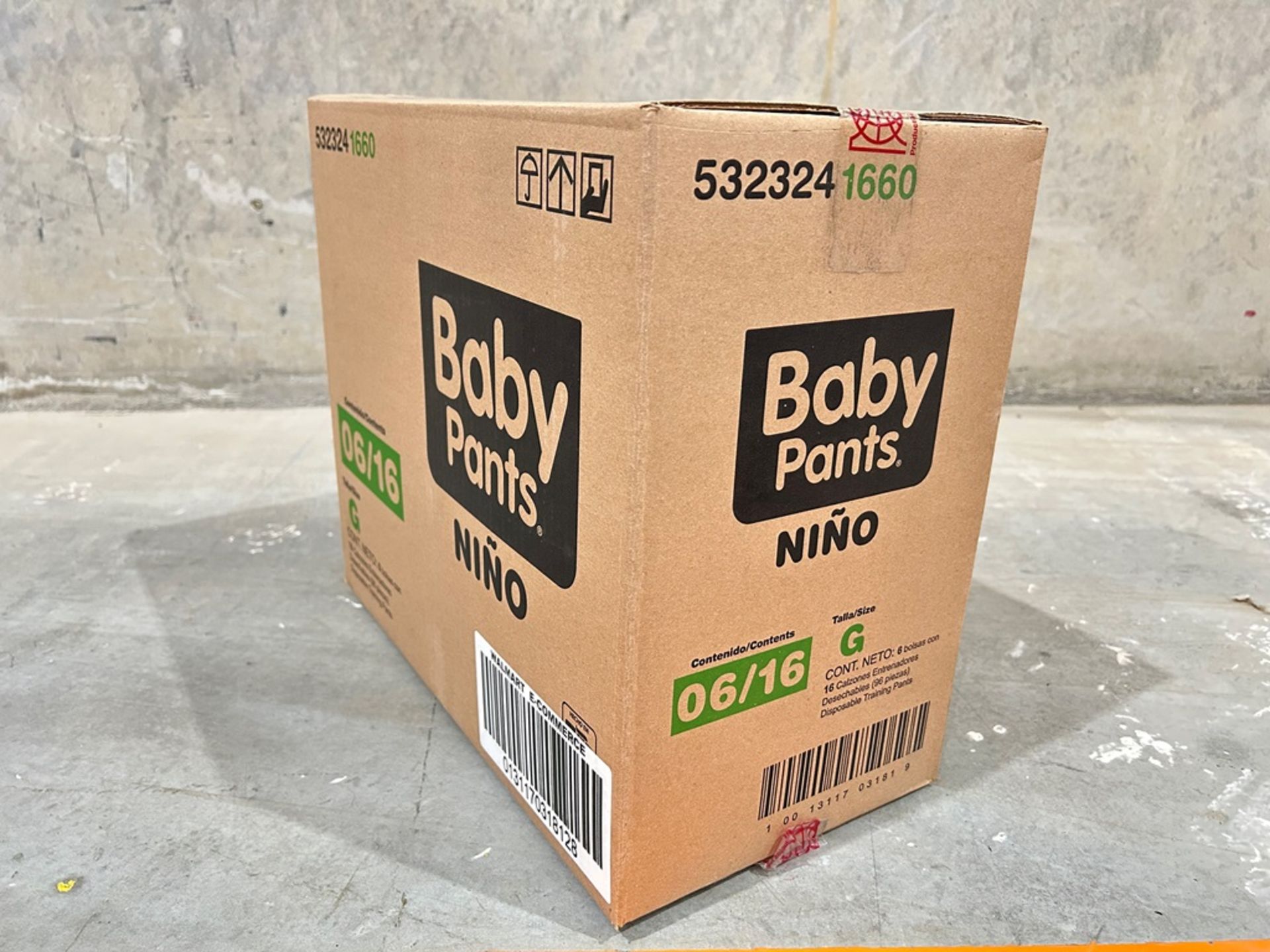 90 paquetes de Calzones entrenadores, Marca Baby pants para niño talla G (15 Cajas/ 6 paquetes) - Image 2 of 10
