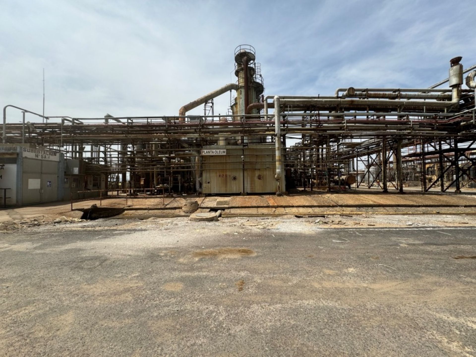 Complete industrial plant for chemical process of obtaining OLEUM, with a capacity to produce 117,2 - Image 97 of 104