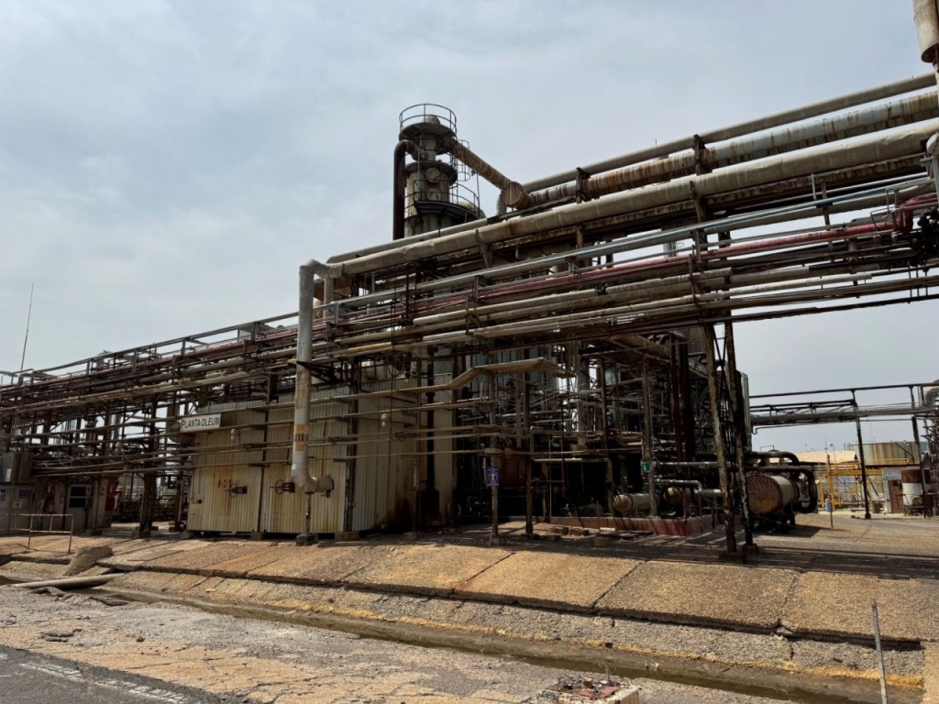 Complete industrial plant for chemical process of obtaining OLEUM, with a capacity to produce 117,2 - Image 98 of 104