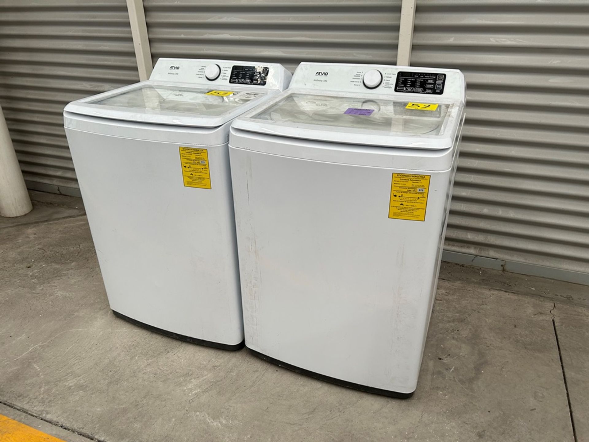 Lote de 2 Lavadoras contiene: 1 Lavadora de 22 KG, Marca ATVIO, Modelo RL22KG, Serie 00039, Color B - Bild 2 aus 8