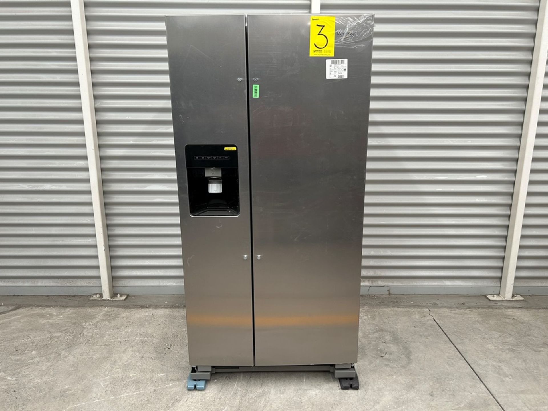 Refrigerador con dispensador de agua Marca WHIRPOOL, Modelo WD2620S, Serie 10301, Color GRIS (Equip
