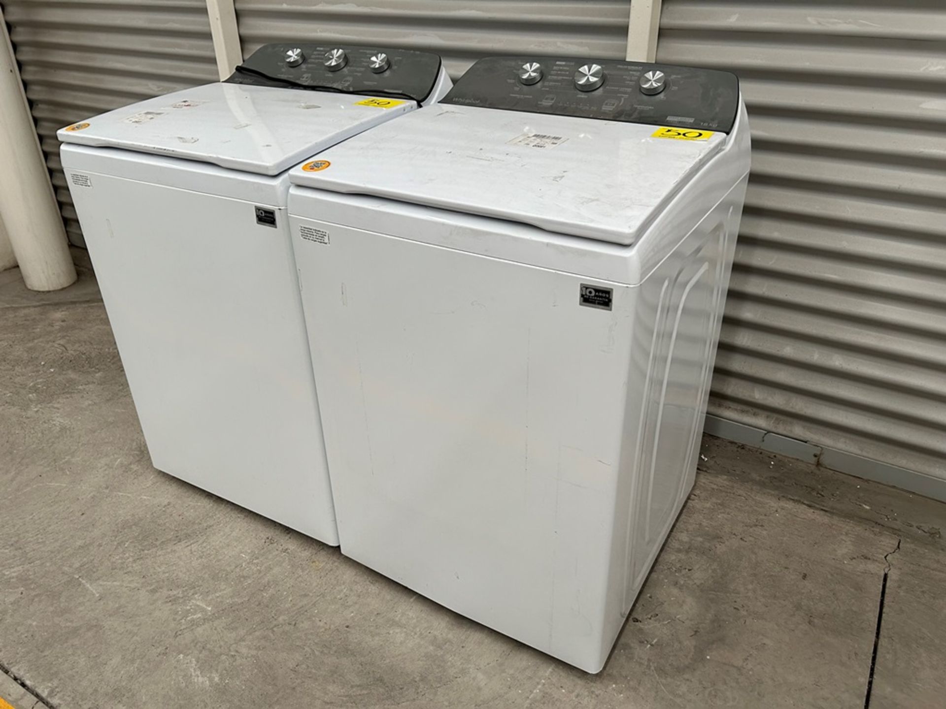 Lote de 2 Lavadoras contiene: 1 Lavadora de 18 KG, Marca WHIRPOOL, Modelo 8MWTW1813MJM1, Serie 4713 - Image 3 of 10