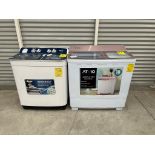 Lote de 2 Lavadoras contiene: 1 Lavadora de 18 KG, Marca ATVIO, Modelo ATWTT181MX, Serie R00045, Co