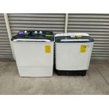 Lote de 2 Lavadoras contiene: 1 Lavadora de 13 KG, Marca HISENSE, Modelo WSA1301P, Color BLANCO; 1