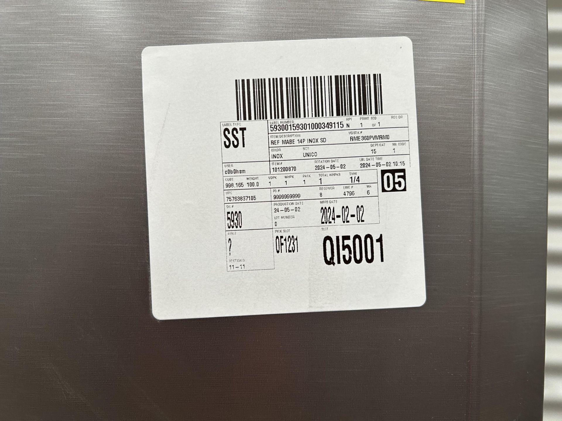 Lote de 2 refrigeradores contiene: 1 Refrigerador con dispensador de agua Marca MABE, Modelo RMB300 - Image 11 of 11
