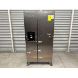 Refrigerador con dispensador de agua Marca WHIRPOOL, Modelo WD5720Z, Serie 25184, Color GRIS (Equip