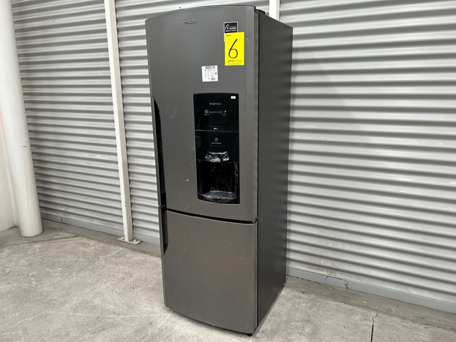 Refrigerador con dispensador de agua Marca MABE, Modelo RMB400IAMRM, Serie 15163, Color GRIS (Equip - Image 3 of 10