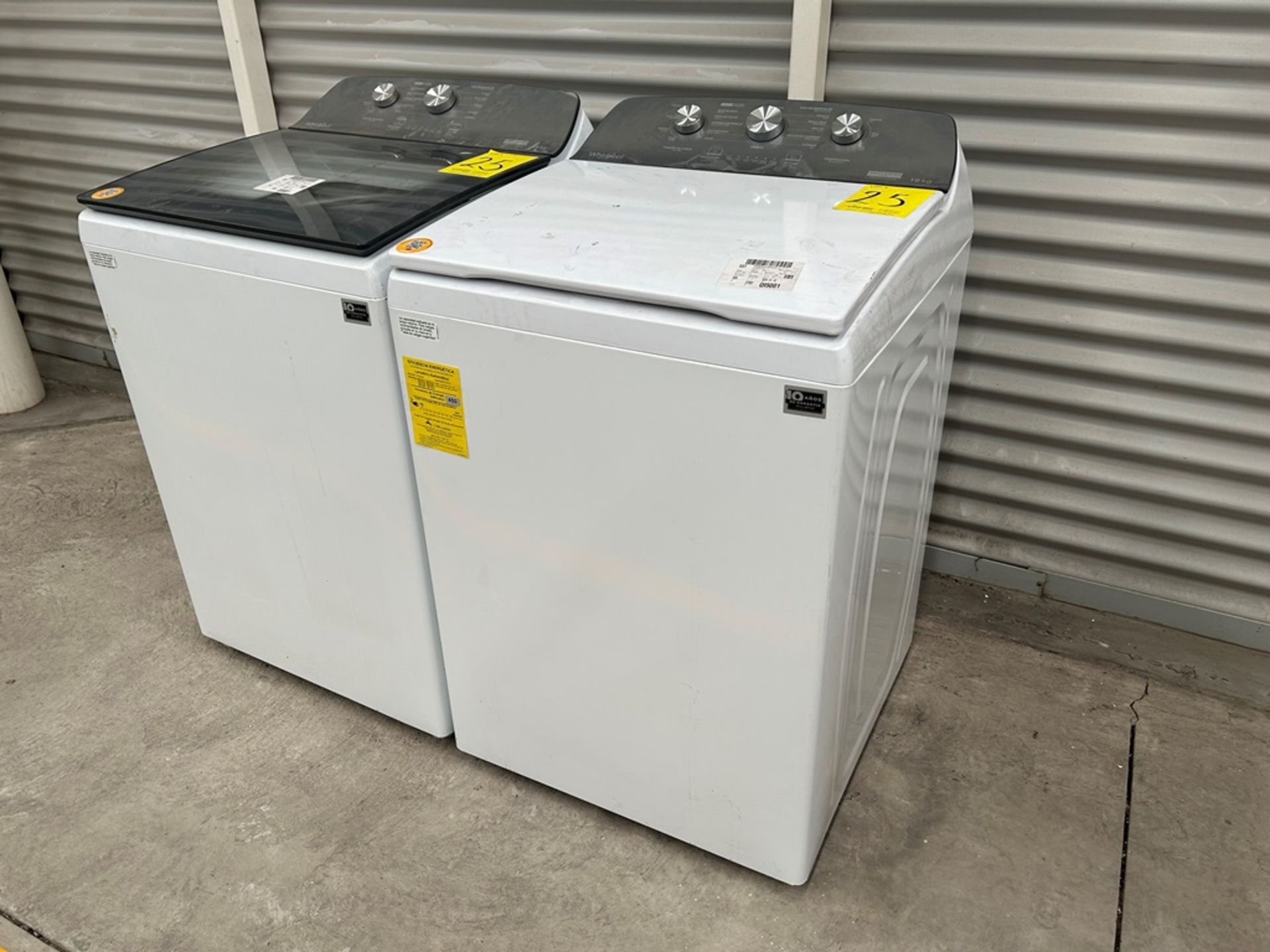 Lote de 2 Lavadoras contiene: 1 Lavadora de 18 KG, Marca WHIRPOOL, Modelo 8MWTW1812WPM0, Serie 6502 - Image 2 of 10