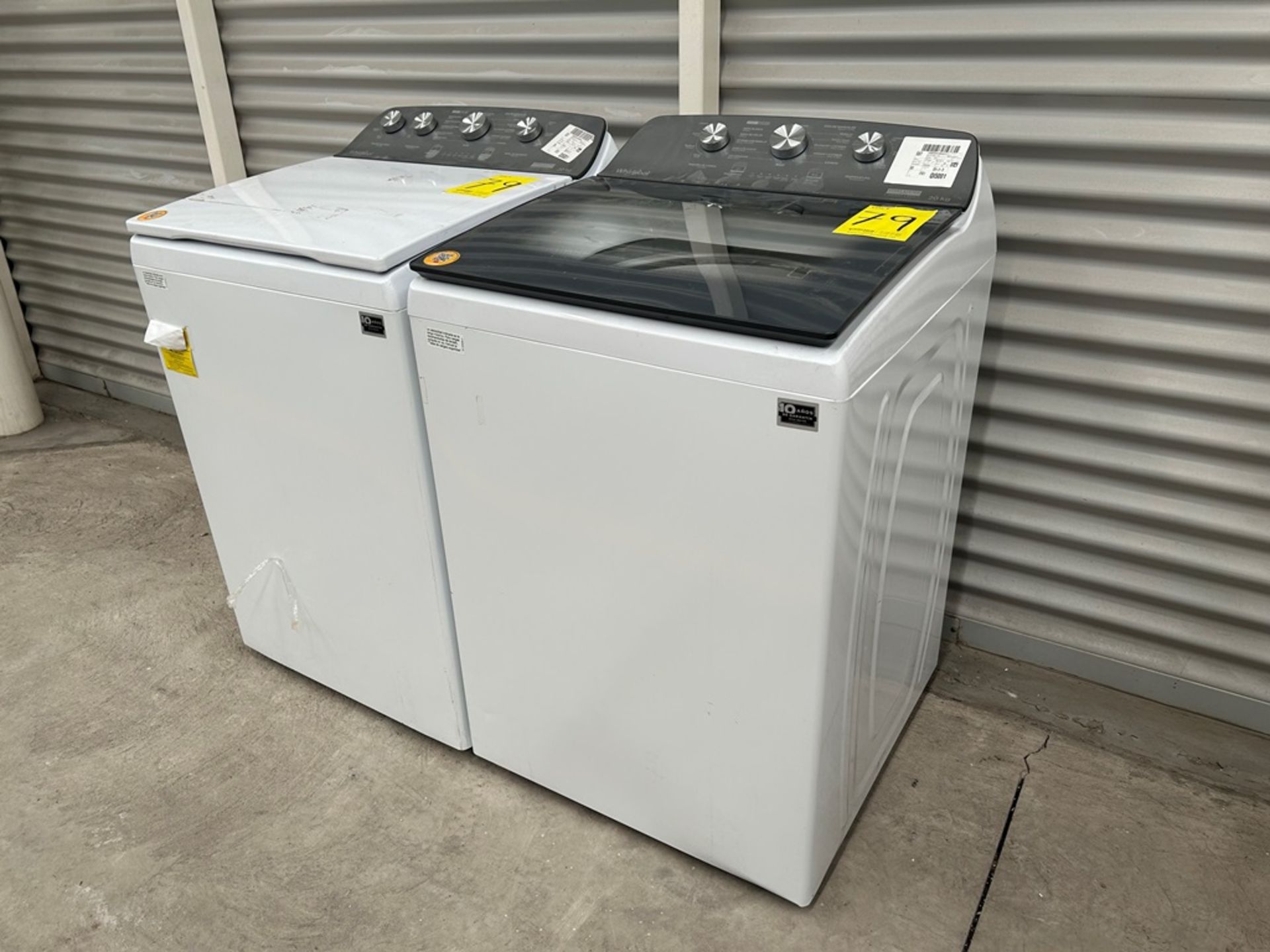 Lote de 2 Lavadoras contiene: 1 Lavadora de 20 KG, Marca WHIRPOOL, Modelo 8MWT2023WPM0, Serie 60032 - Image 2 of 10