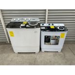 Lote de 2 Lavadoras contiene: 1 Lavadora de 15 KG, Marca ACROS, Modelo ALD1545JE, Serie 30905, Colo