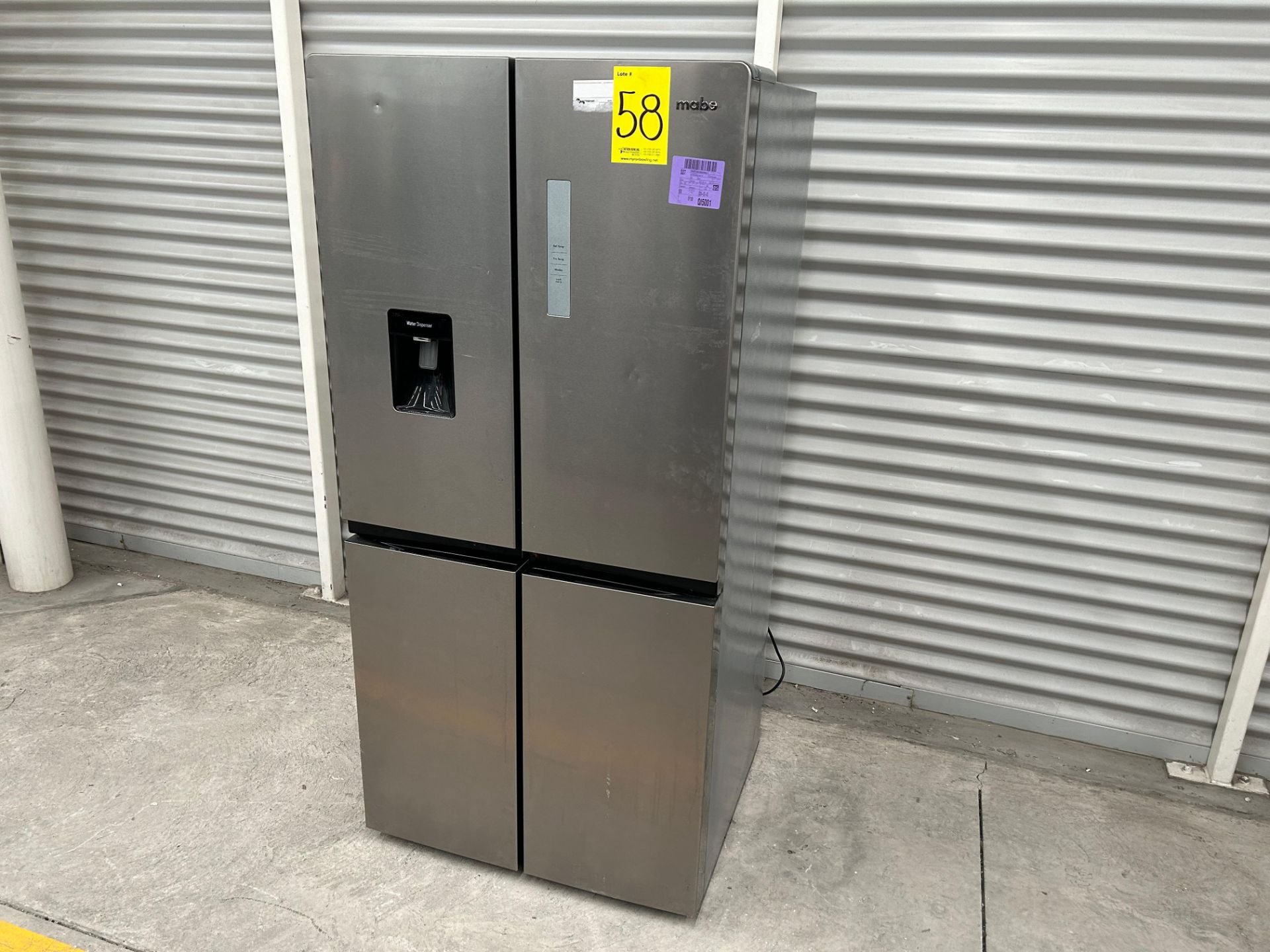 Refrigerador con dispensador de agua, Marca MABE, Modelo MTM482SENSS0, Serie MA0075, Color GRIS (Eq - Image 4 of 17