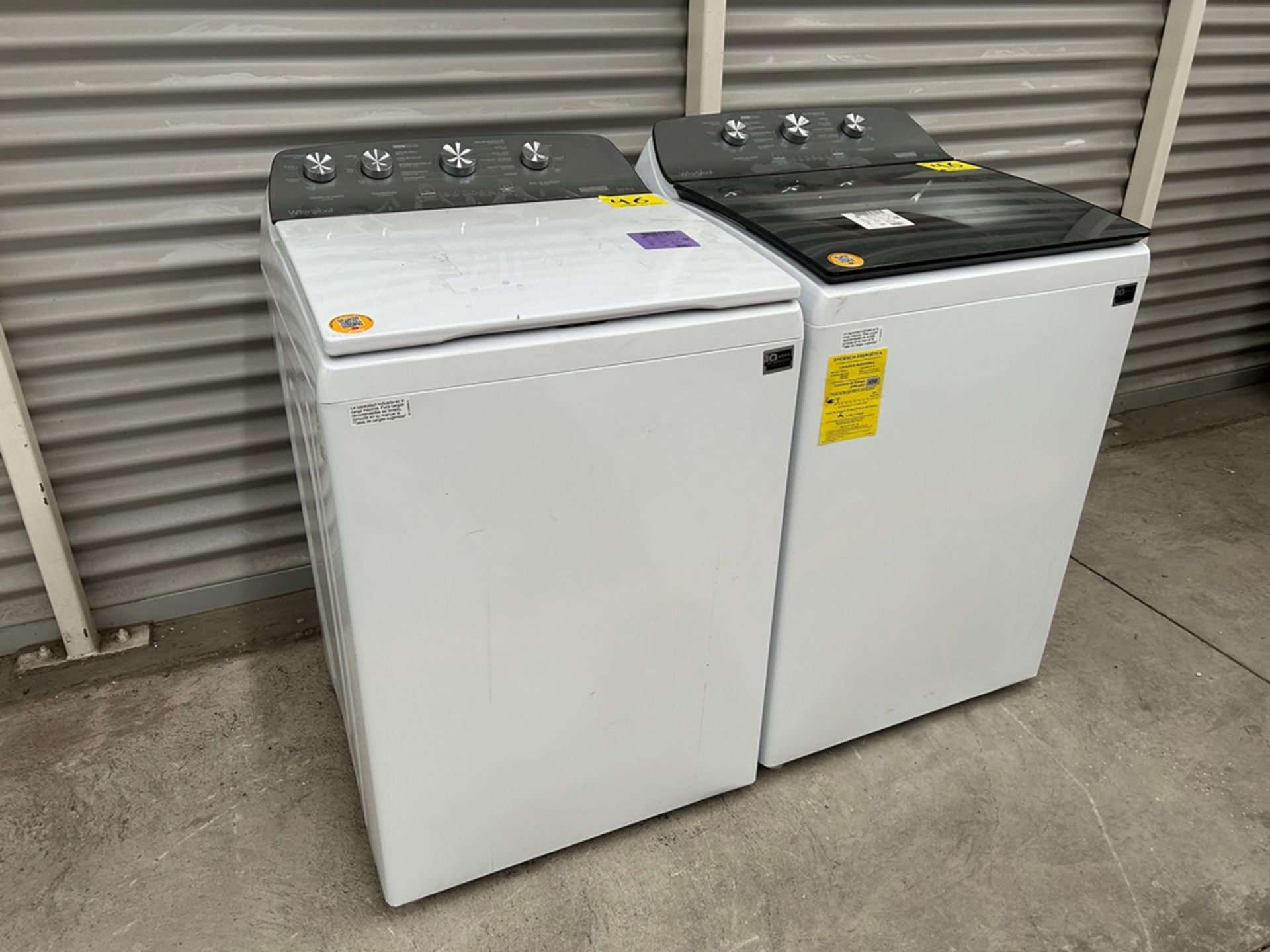 Lote de 2 Lavadoras contiene: 1 Lavadora de 20 KG, Marca WHIRPOOL, Modelo 8MWT2024MJM0, Serie 16812 - Image 2 of 10