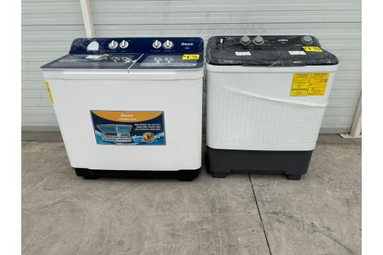 Lote de 2 lavadoras, contiene: 1 lavadora de 20KG Marca DACE, Modelo LS2002C, Serie 310081, Color B - Image 1 of 10