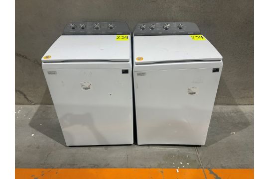 Lote de 2 lavadoras, contiene: 1 Lavadora de 20KG, Marca WHIRLPOOL, Modelo 8MWTW2024MJM0, Serie 951 - Image 1 of 11