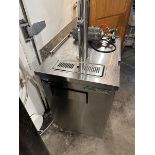 True Stainless Steel Kegerator with Gauges (No Gas), Model TOD-1-8- HC, S/N 9327209