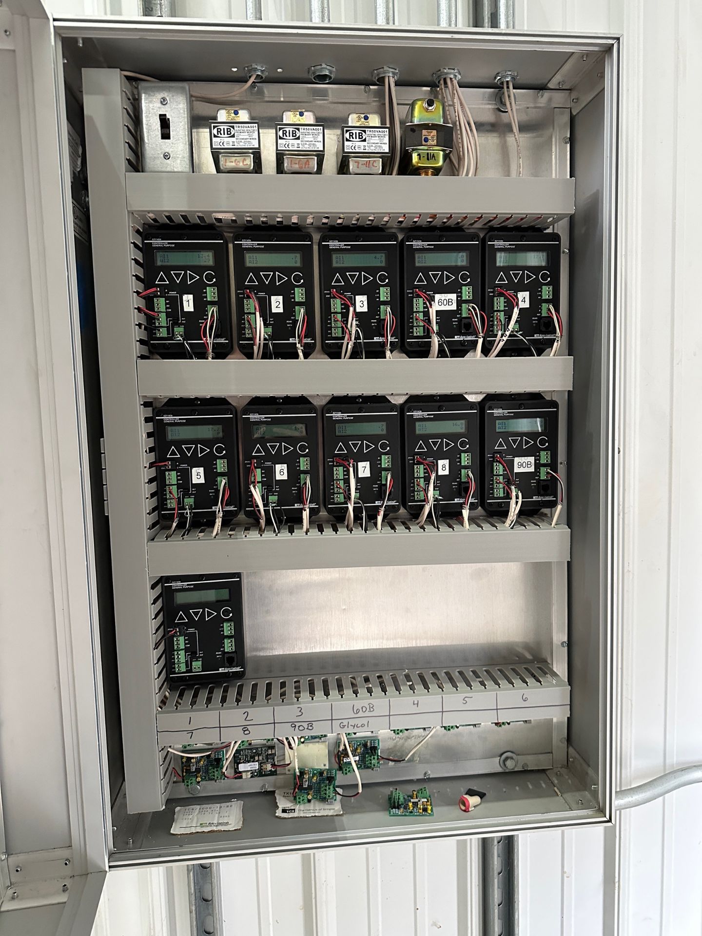 Cellar Temperature Control Panel