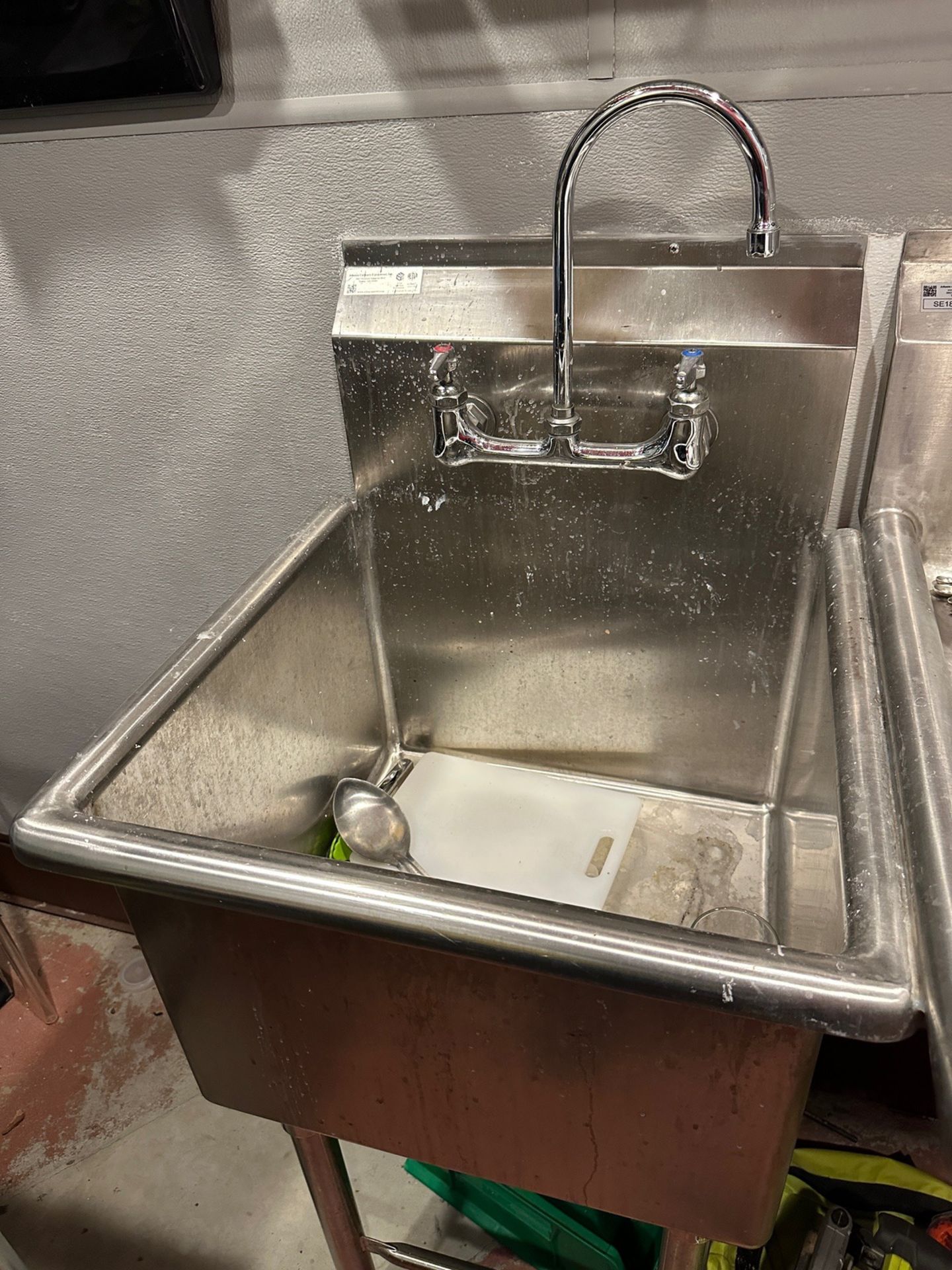 Atlanta Culinary Equipment Stainless Steel Sink (Approx. 21" x 22") | Rig Fee $150