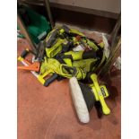 Lot of Ryobi Assorted Power Tools with Batteries and Chargers | Rig Fee $25