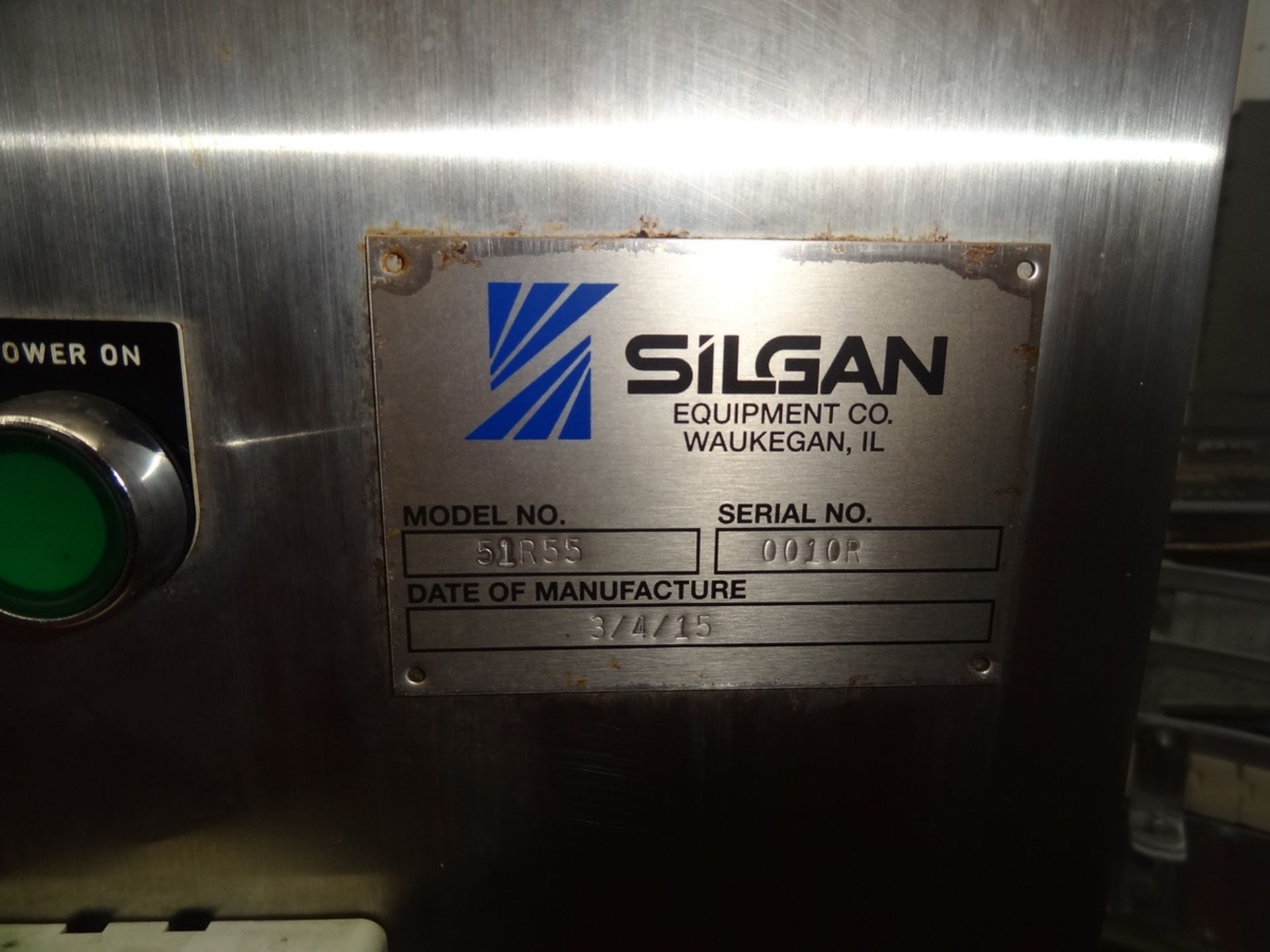 2015 Silgan Vision Inspector, Model 51R55 S/N: 0010R | Rig Fee $850 - Bild 3 aus 4