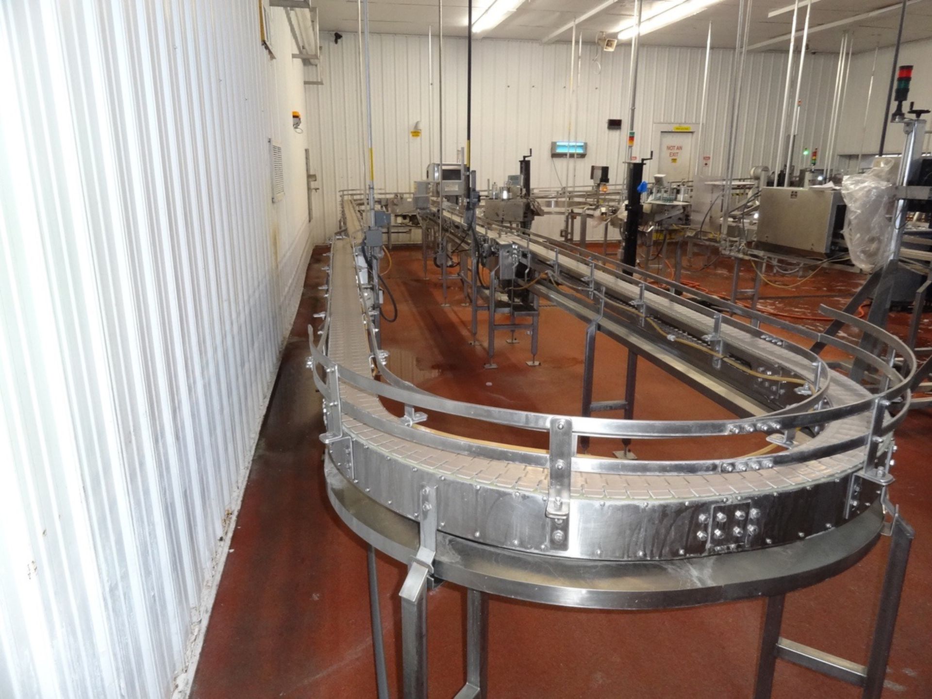 Custom Metal Designs 4 1/2" Tabletop Conveyor System, Includes approximately 140' s | Rig Fee $5500 - Image 3 of 4