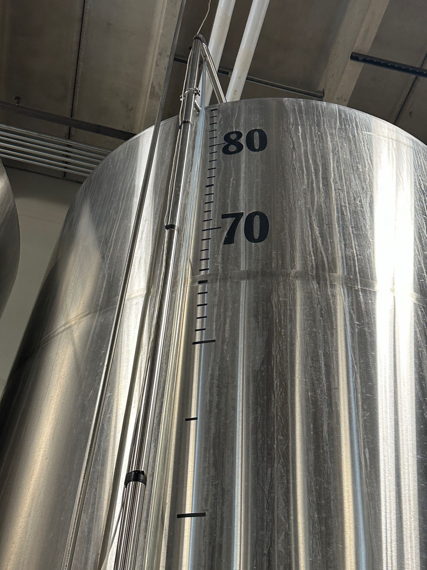 Premier Stainless 80 BBL Stainless Steel Brite Tank - Dish Bottom, Glycol Jacketed, | Rig Fee $1850 - Image 5 of 5