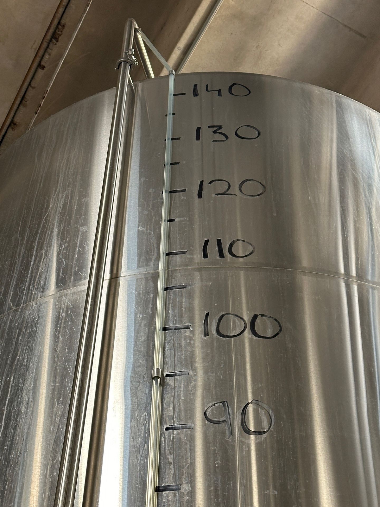 Silver State Stainless 120 BBL Stainless Steel Brite Tank - Dish Bottom, Glycol Jac | Rig Fee $2150 - Image 4 of 4