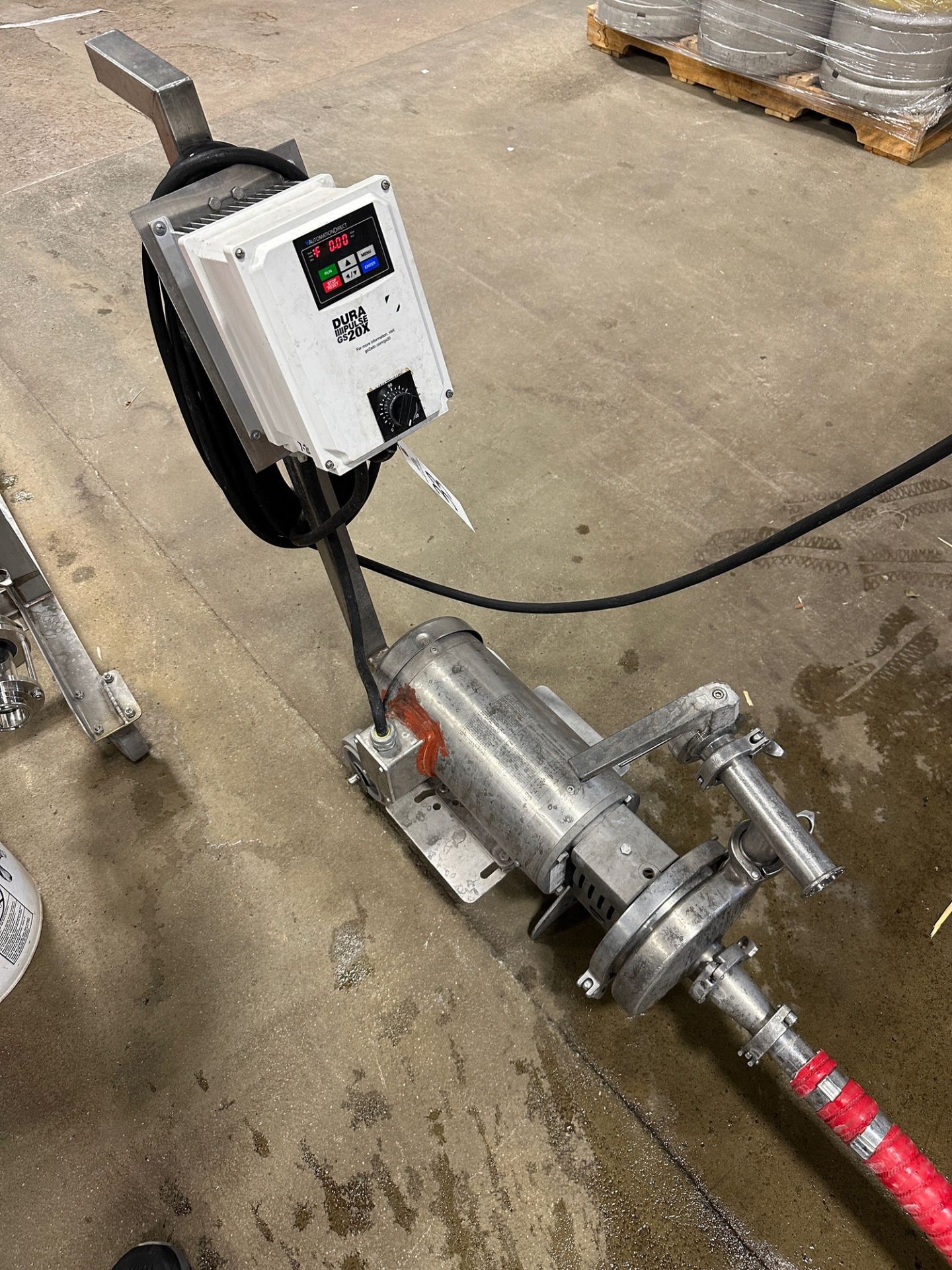 2 HP Baldor Reliance Motor with AMPCO Centrifugal Pump on Cart with Dura Pulse GX 2 | Rig Fee $50