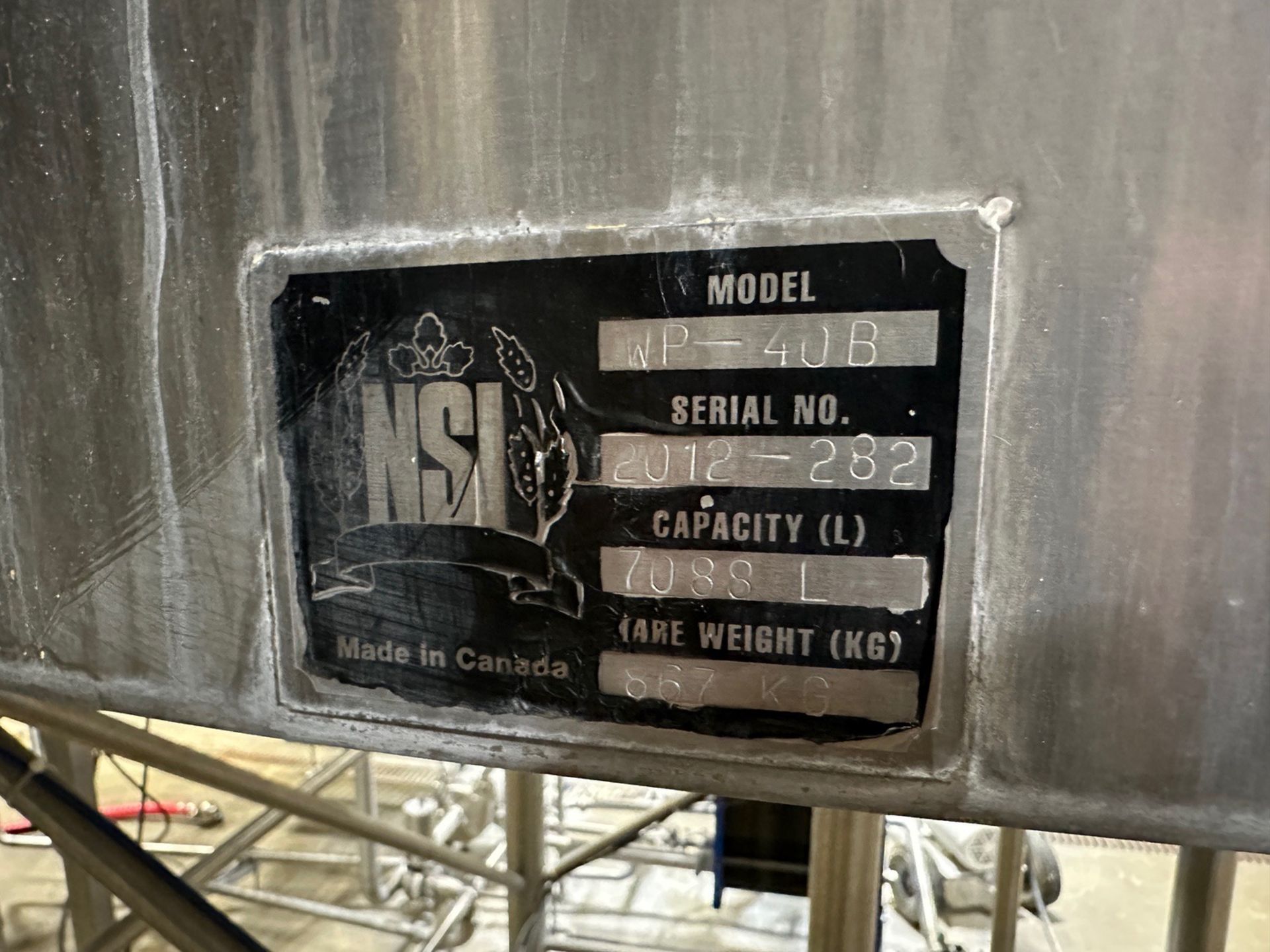 Newlands 4-Vessel 40 BBL Stainless Steel Brewhouse - Mash Mixer (Approx. 7' Diamete | Rig Fee $8500 - Image 28 of 35