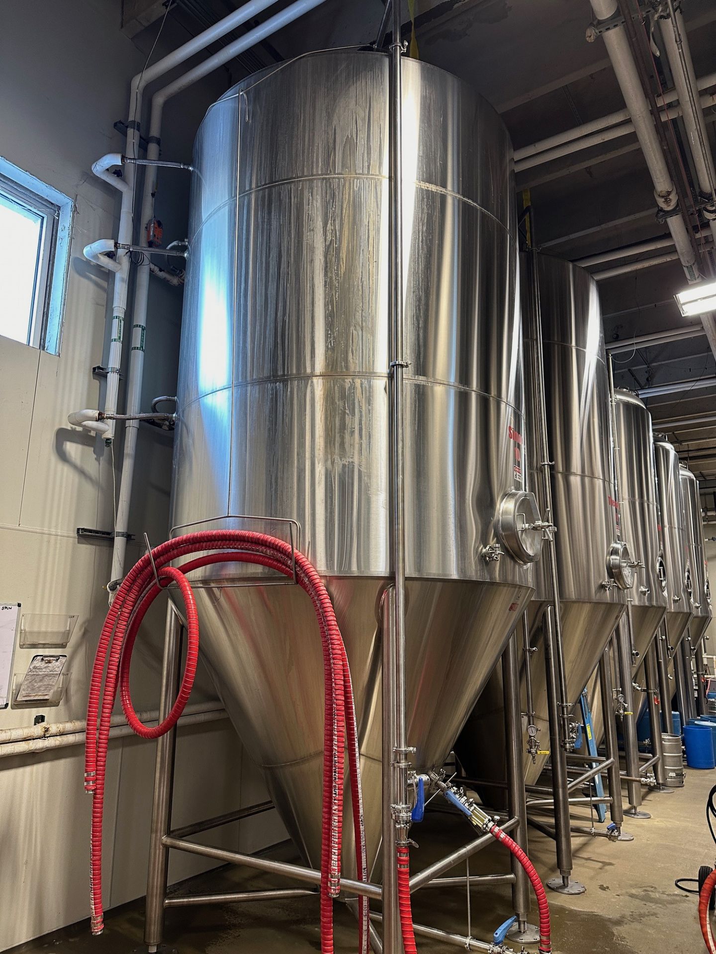 Silver State Stainless 120 BBL Stainless Steel Fermentation Tank - Cone Bottom, Gly | Rig Fee $2150 - Image 2 of 4