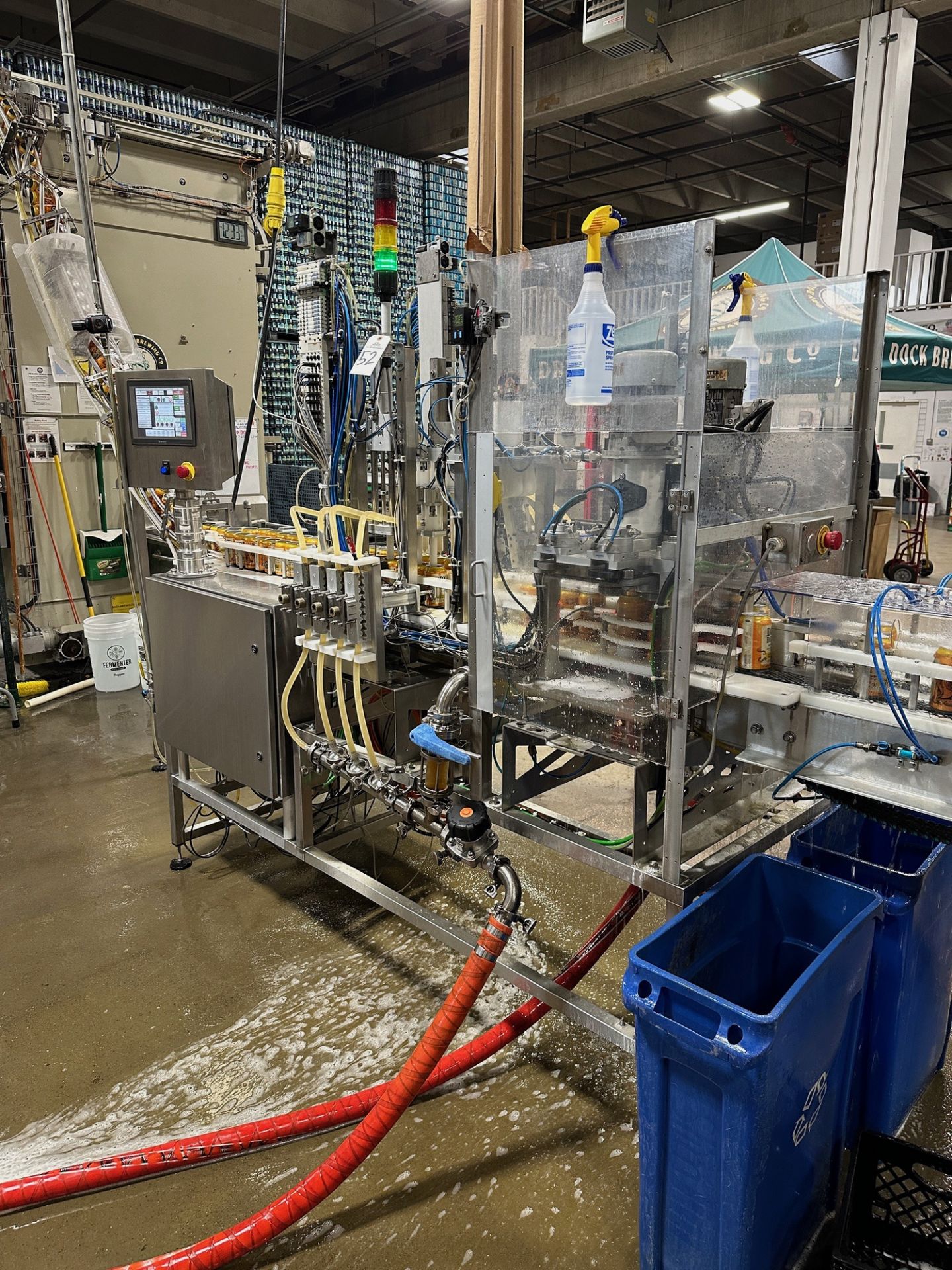 2016 Wild Goose 8-Head Canning Filler/Seamer with 12 OZ Rinse Cage - Model WGC 600, | Rig Fee $600 - Image 2 of 9