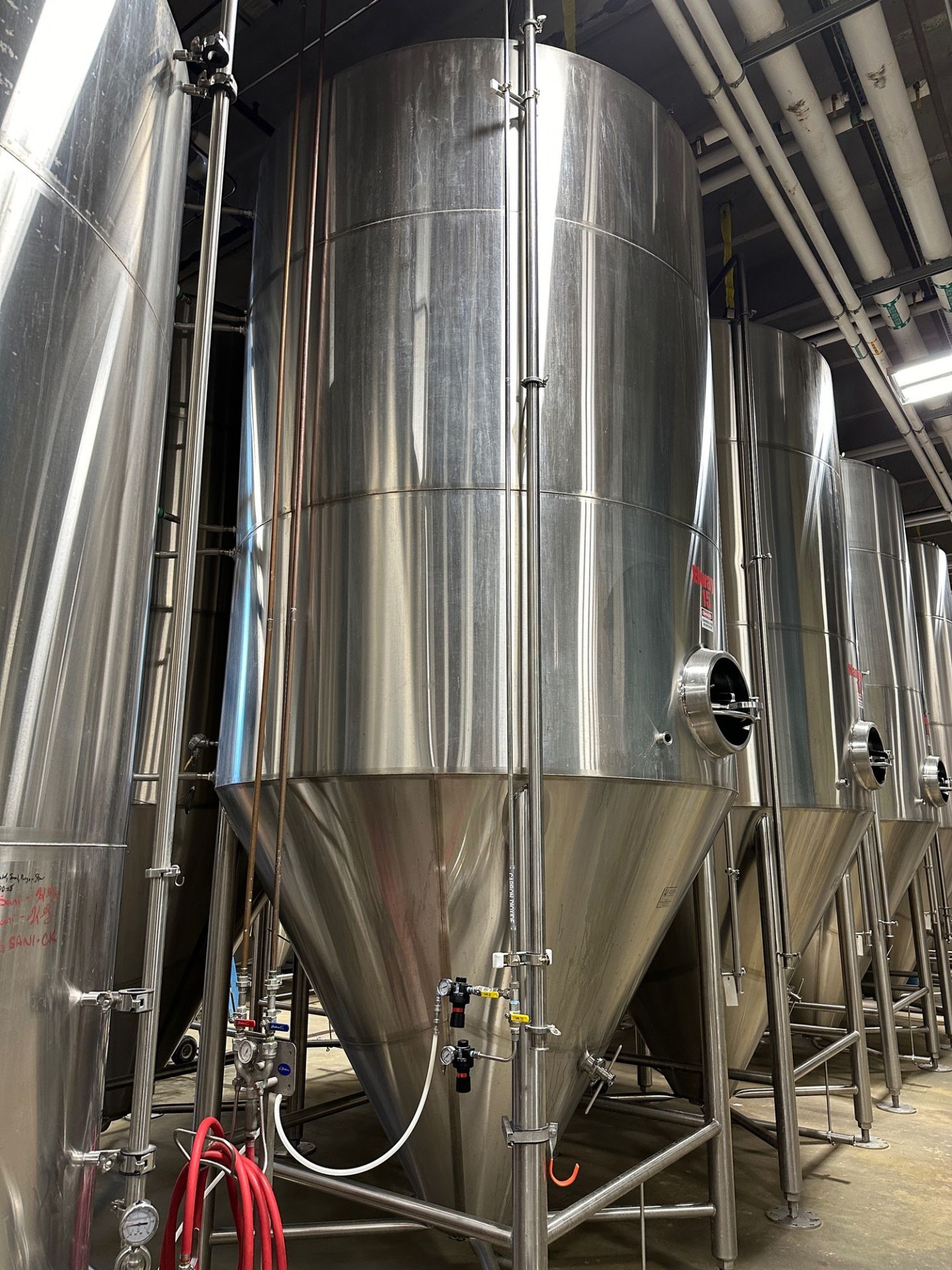 Silver State Stainless 120 BBL Stainless Steel Fermentation Tank - Cone Bottom, Gly | Rig Fee $2150 - Image 2 of 6