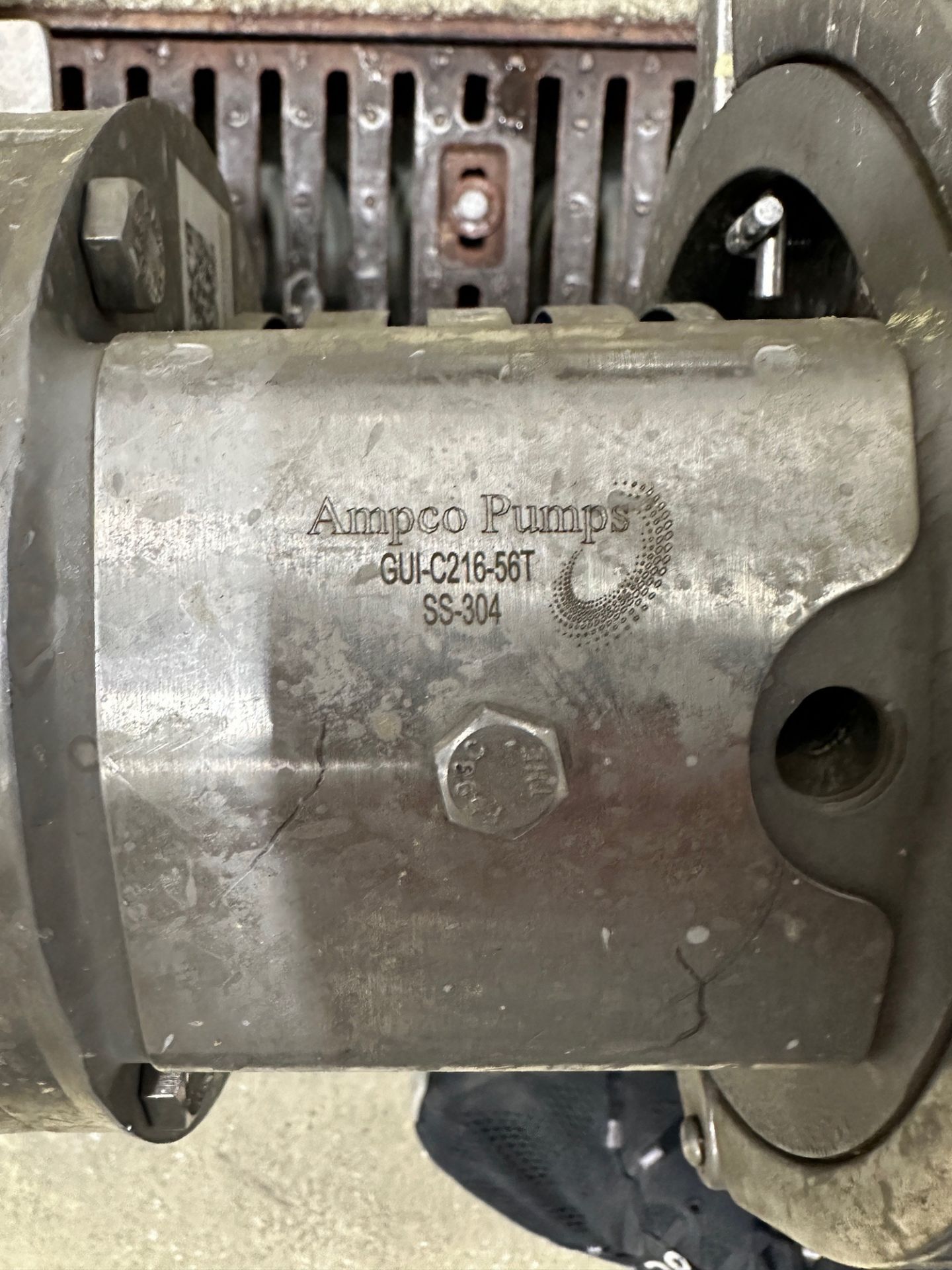 3 HP Baldor Reliance Super E Washdown Motor with AMPCO Centrifugal Pump on Cart wit | Rig Fee $50 - Image 3 of 5