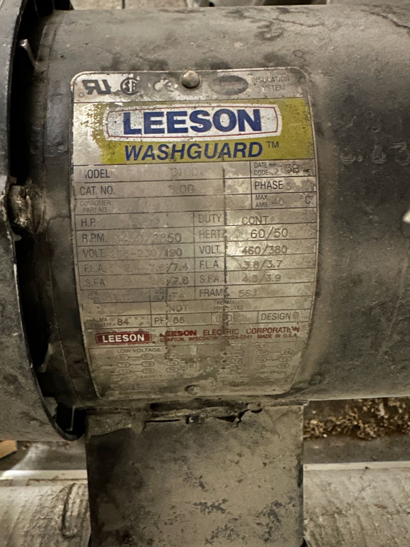 1 HP Leeson Washguard Motor with Ebara Centrifugal Pump | Rig Fee $50 - Image 2 of 3