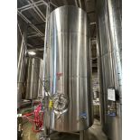 Premier Stainless 80 BBL Stainless Steel Brite Tank - Dish Bottom, Glycol Jacketed, | Rig Fee $1850