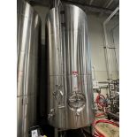 Premier Stainless 80 BBL Stainless Steel Brite Tank - Dish Bottom, Glycol Jacketed, | Rig Fee $1850