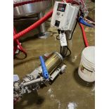 3 HP Baldor Reliance Washdown Motor with AMPCO Centrifugal Pump on Cart with Dura P | Rig Fee $50