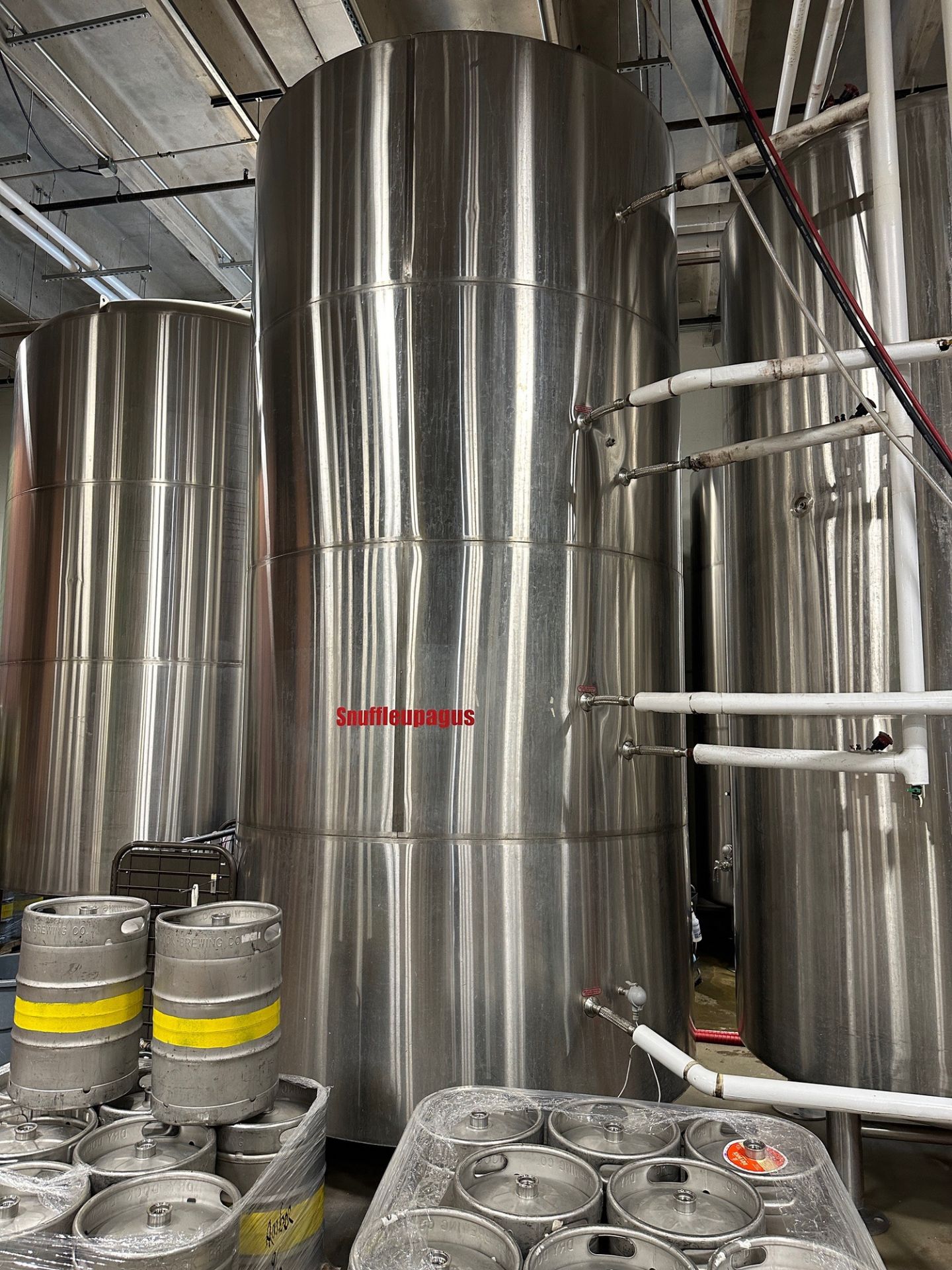 Silver State Stainless 120 BBL Stainless Steel Brite Tank - Dish Bottom, Glycol Jac | Rig Fee $2150 - Image 2 of 4