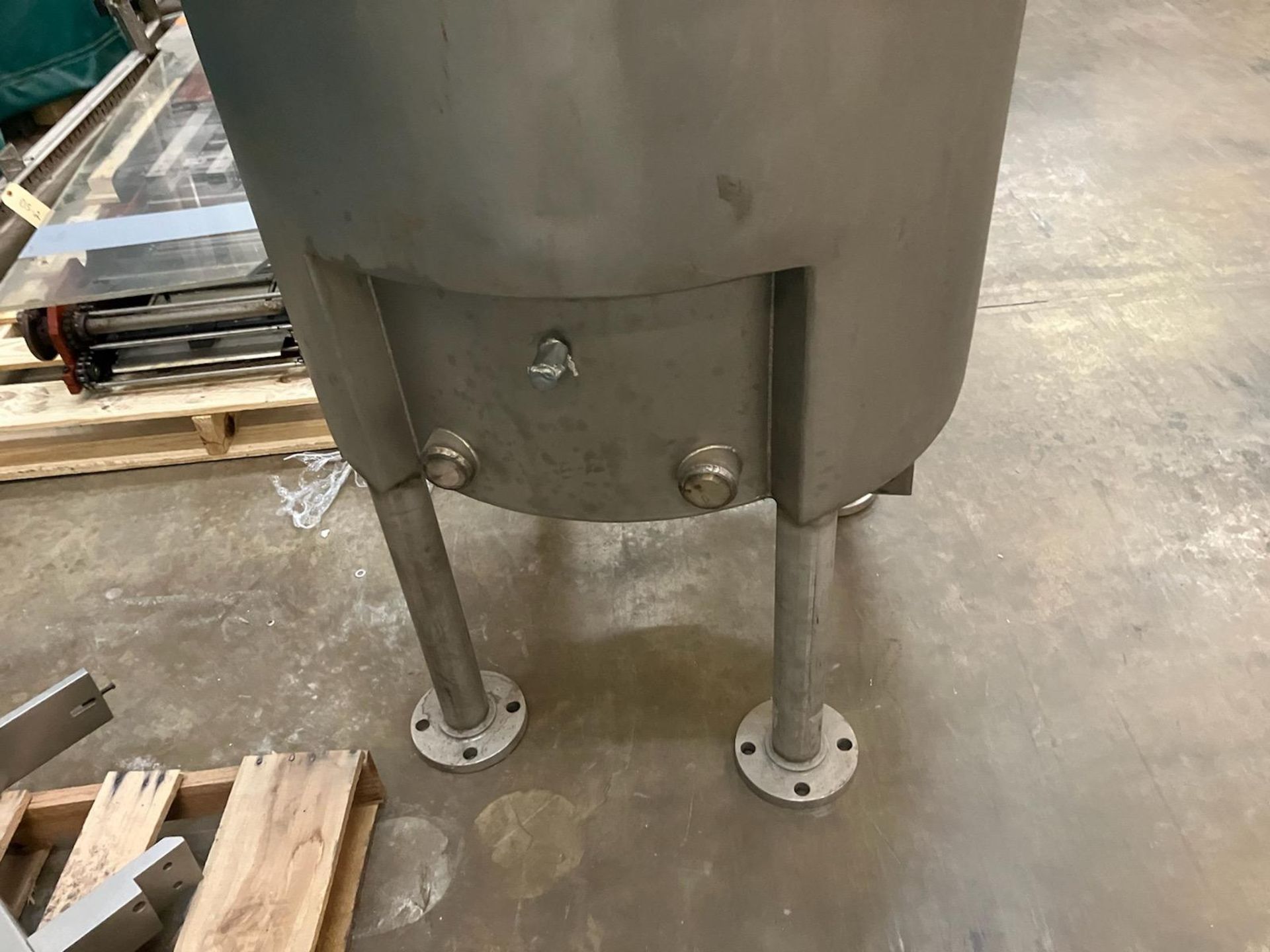 Jacketed Chocolate Holding Tank, 1 1/4" Side Discharge, Tank Height: 55", Stand Hei | Rig Fee $25 - Bild 3 aus 7