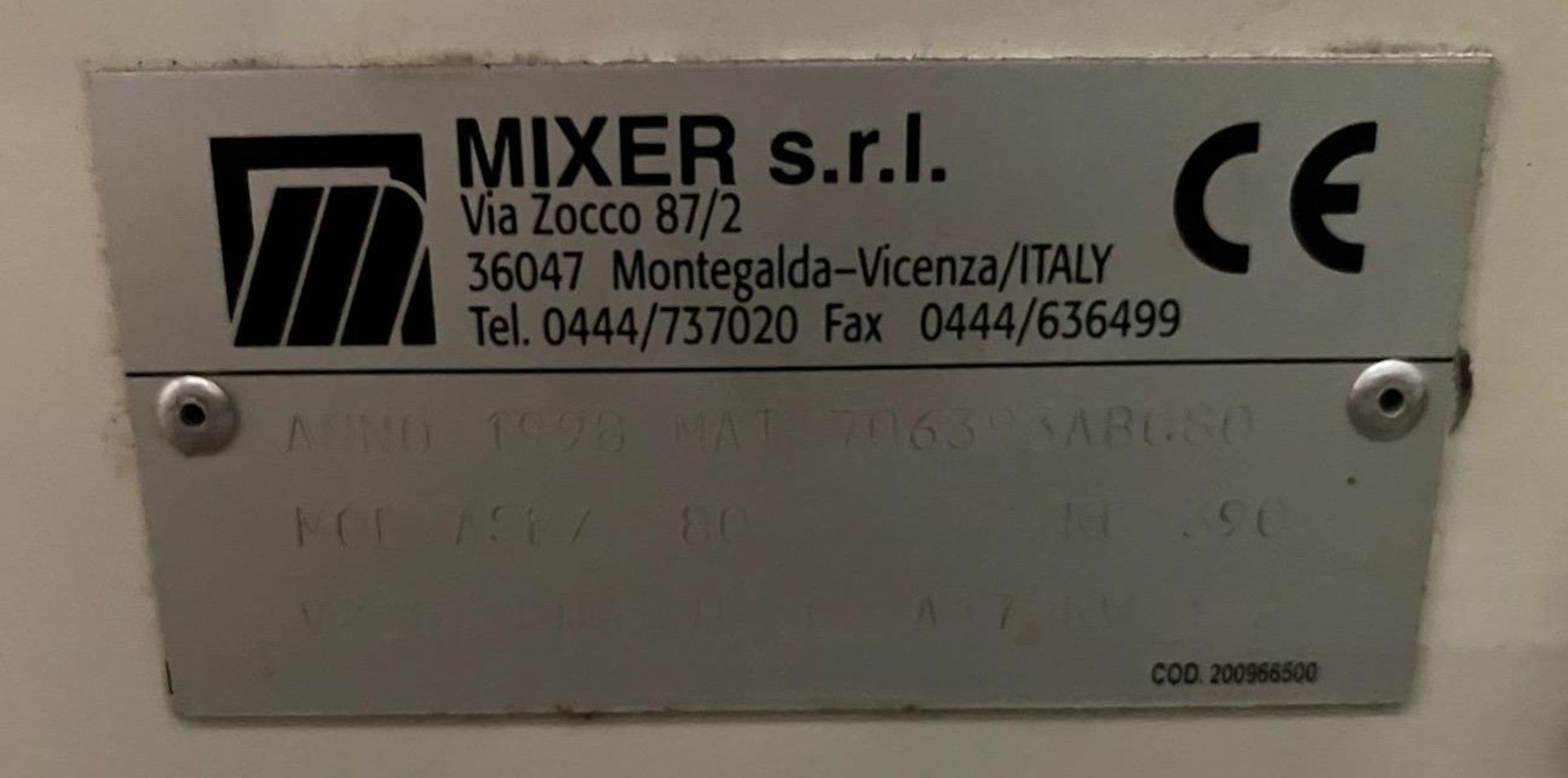 Mixer SRL Spiral Dough Mixer, Model ASM/80, Bowl Dimensons 28" Diameter x 12" Deep, | Rig Fee $25 - Bild 10 aus 11